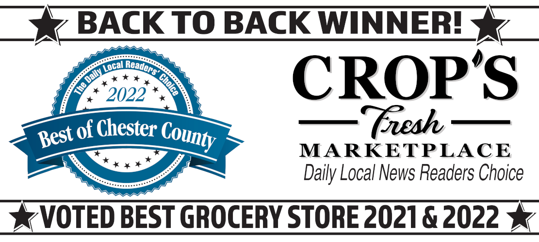 Voted best grocery store 2021 & 2022!