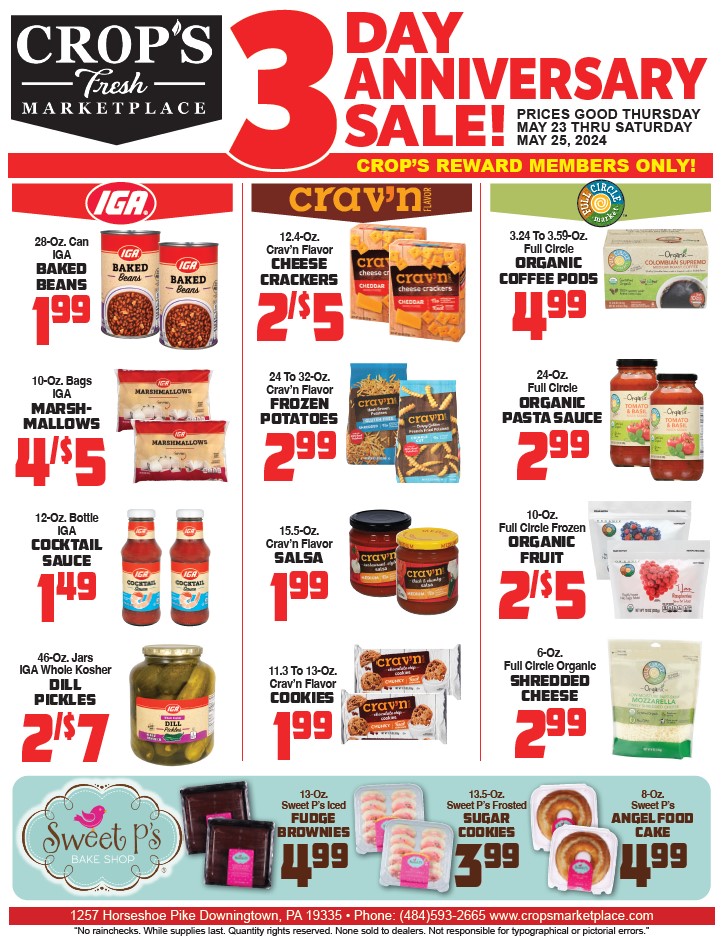 For 3 days only, Thursday May 23rd thru Saturday May 25th pg 2